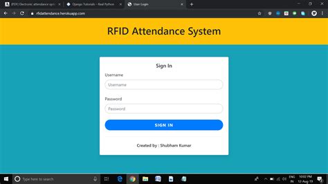 rfid card reader project report|rfid attendance system template.